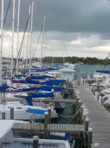 The Storm Rolls Into Marsh Harbour, Abaco